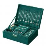 Customizable Multi-Layer Jewelry Box for Necklace and Watch Storage 23*17*8.5cm for sale