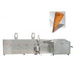 Ejection System Waffle Cone Production Line With 47 Baking Plates Nozzle Type for sale