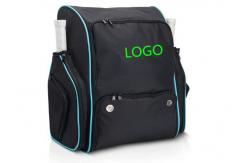 China 600D PVC Pickleball Racket Bag Backpack OEM / ODM With Outsides Racket Pocket Design supplier