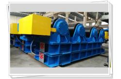 China Rubber Wheel Tank 100t Welding Turning Roll Speed Adjustable supplier