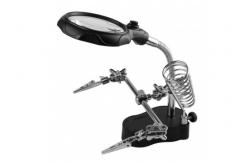 China Light Weight Dia 3 Inch Magnifier Mirror With Stand supplier