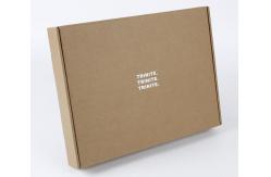 China 128g Thickness 2.5mm Custom Delivery Box , 2000GSM Apparel Shipping Boxes T Shirt supplier