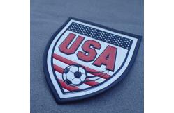 China Washable Embossed TPU Printed Custom Clothing Patches supplier