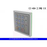 Silver 14 Keys Backlit Metal Keypad IP65 Waterproof Keypad 4x4 Datasheet