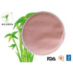 Pink Washable Bamboo Breast Pads , Grey Round Bamboobies Disposable Nursing Pads for sale