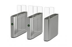 China High End 550mm Channel RFID Card Flap Barrier Gate 30p/m supplier