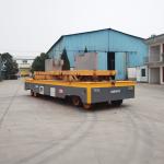 Battery Powered Motorized Transfer Cart , RMK 50T Heavy Load Transfer Trolley for sale
