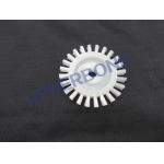 White Plastic Nylon Short Brush For Cigarette Making Machines