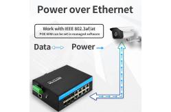 China Olycom Industrial PoE Managed Switch 2.5G Fiber 240W Budget SNMP CLI Manageable supplier
