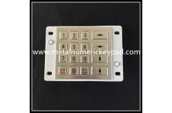 China Waterproof 4X4 Matrix Metal Numeric Keypad 16 Keys R232 Interface supplier