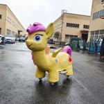 Realistic Customization Cartoon Characters Electric Scooter for Children
