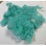 OEKO-TEX Certified Recycled Polyester Fiber 2.5D 51mm Aqua for sale