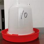 PE Bucket Broiler Chicken 10L Poultry Feeder Drinker for sale