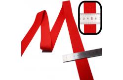 China Knitted 3cm Nylon Elastic Webbing Red Braided Loop Watch Band supplier