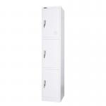 Bedroom Furniture 3 Door Steel Locker Metal Gym Lockers With Adjustable Shelf for sale