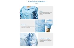 China Antistatic Cleanroom Suit ESD Polyester Jumpsuit Work Clothing Lab Coat supplier