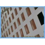 Square Holes Perforated Metal Panel Facade SS Plates Excellent Visibility