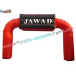 Red color Advertising Inflatables Archway with printed logo for festival promotion for sale