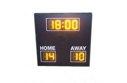China 8 Digits Simple Function LED Football Scoreboard With Wire Controller supplier