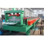 7.5KW 380V 50Hz Floor Deck Roll Forming Machine with PLC Control 0 - 12 m / min for sale