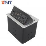 high quality hydraulic gas pop up desktop power and date socket