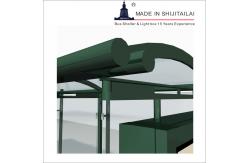 China Tempered Glass WiFi T8 L4.5m Modern Bus Shelter supplier