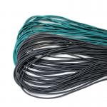 Braided 3mm Custom Shoelace Waxed Cotton Cord 75cm Length for sale