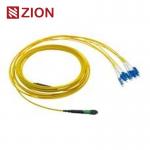 Singlemode Fiber Optic Harness Cables MPO LC 2.0mm Straight 8 Fibers for sale