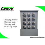 Safety Durable Cap Lamp Wall Charger Station 4.2V 2A 50Hz Double Side / Single Control for sale