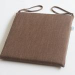 High Density Plush Seat Cushions Hard Cotton Filling Easy Carrying 40 / 45CM