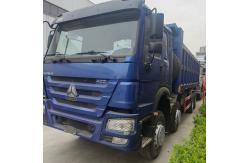 China SINOTRUK BLUE HOWO 400HP 8×4 TIPPER DUMP TRUCK LHD supplier