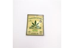China Smell Proof Resistant Cbd Plastic Pouches Packaging Sativa Plastic Wrapper Mylar Bag supplier