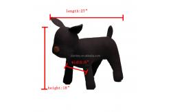 China ODM OEM Standing Position Dog Models PP Cotton Suuffed Custom Dog Mannequin supplier