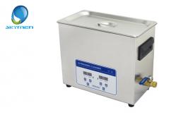 China 6.5L Lab Digital Heated Ultrasonic Cleaner Small With Heater Drainage supplier