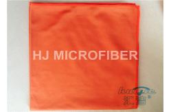 China Polyester Microfiber Car Cleaning Cloths Orange , Microfiber Car Drying Towels supplier