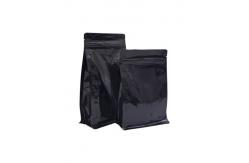 China Custom Gravure Printed Coffee Pouch Packaging Bags Flat Bottom Reusable supplier
