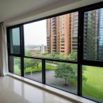 Fashion New Design Aluminum Double Glazed Sliding Window with Low-E Glass for Small Spaces for sale