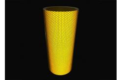 China Light Retro Infrared Self Adhesive Reflective Film  Safety Warning Cut As Need supplier