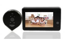 China Wifi Peephole Wireless Security Doorbell Weatherproof 160 Degree Wide Angle supplier