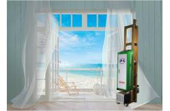 China Lcd Screen 3d Auto Sensor Tracing 1700mm Uv Wall Printer supplier