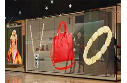China Ultra Slim Transparent See Through LED Screen High Brightness Up To 80% Transparency supplier
