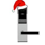 FCC Keyless Key Card Door Locks Hotel Gate Smart Door Lock With System for sale