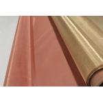 Copper Woven Wire Mesh With Slit Edge With Resists Atmospheric And Moisture Corrosion for sale