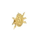 Aluminum / Tin Army Metal Badges Security Pole Badge Pin On for sale