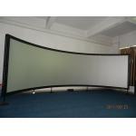 360 Degree 3D Simulation Curved Fixed Frame Projector Screen Floor Stand
