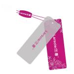 Custom Own Brand Logo Paper Pvc Jeans Paper Hangtags for Clothing for sale