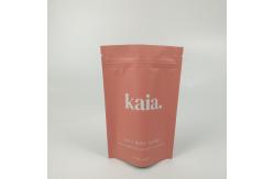 China Cosmetic Plastic Stand Up Zipper Barrier Bag Matt Finished Resealable supplier
