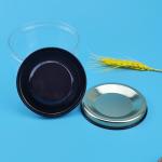 Customized Logo Stretch Rose Gold 150mm Tinplate Lid