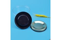 China Customized Logo Stretch Rose Gold 150mm Tinplate Lid supplier