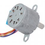 Faradyi Metal Precision Miniature Dc With Motor Long Axis Double Flat Air Conditioner Stepper Motor for sale